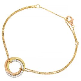 Bracciale in diamante Trinity di Cartier B6069815 D'oro