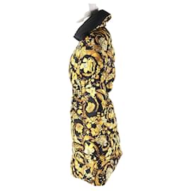 Versace-Versace Baroque Medusa Buckle Down Coat Women-Other