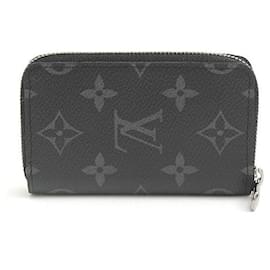 Louis Vuitton-Louis Vuitton Monogram Eclipse Zippy Coin Purse M81662-Black