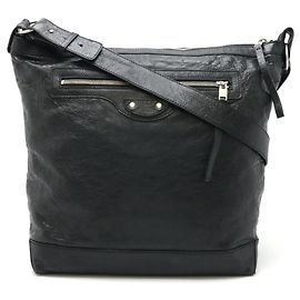 Bolsa de ombro clássica Balenciaga Preto