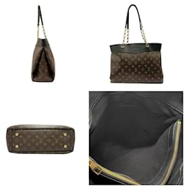 Louis Vuitton-Louis Vuitton Monogram Pallas Shopper Shoulder Bag-Brown,Black