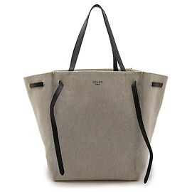 Céline Sac cabas Phantom Medium Belt de Celine Marron Noir