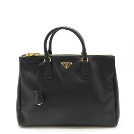 Sac à main tote Prada Galleria Saffiano Noir