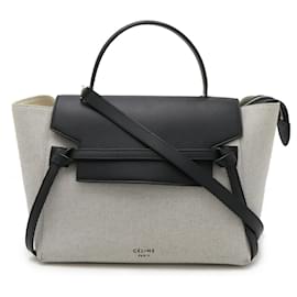 Céline-Celine Belt Bag Handbag-Black,White