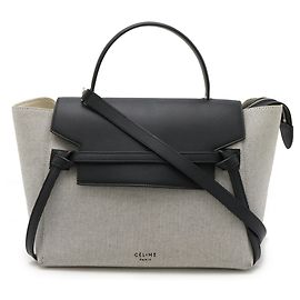 Céline Celine Gürteltasche Schwarz Weiß