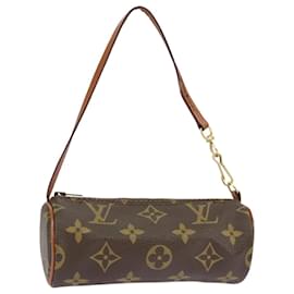 Louis Vuitton-LOUIS VUITTON Monogram Papillon Pouch LV Auth 98394-Monogram