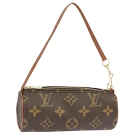 Louis Vuitton-LOUIS VUITTON Monogram Papillon Pouch LV Auth 98549-Monogram