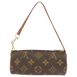 Louis Vuitton-LOUIS VUITTON Monogram Papillon Pouch LV Auth 98549-Monogram