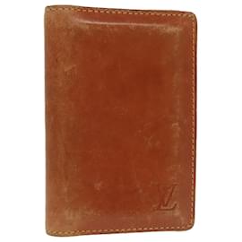 Louis Vuitton-LOUIS VUITTON Nomad Organizer De Poch Card Case Brown M85011 LV Auth 99236-Brown