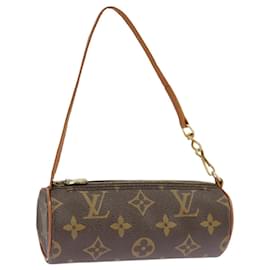 Louis Vuitton-LOUIS VUITTON Monogram Papillon Pouch LV Auth ar12067-Monogram