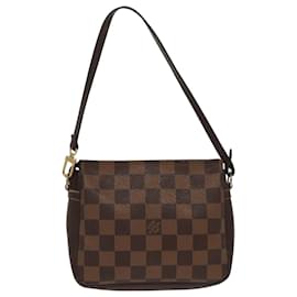 Louis Vuitton-LOUIS VUITTON Damier Ebene Trousse makeup Pouch N51982 LV Auth bs19709-Other