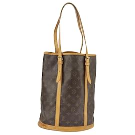 Louis Vuitton-LOUIS VUITTON Monogram Bucket GM Shoulder Bag M42236 LV Auth 99298-Monogram