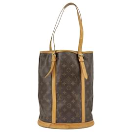 Louis Vuitton-LOUIS VUITTON Monogram Bucket GM Shoulder Bag M42236 LV Auth 99298-Monogram