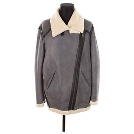 Isabel Marant Etoile Leather coat Grey