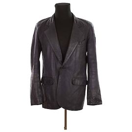 Agnès b. Leather jacket Black