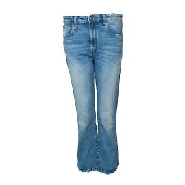 R13, jeans kick fit stretch de jaspe azul claro Azul
