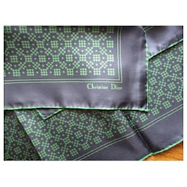Christian Dior-Pochete/bandana de seda.-Multicor