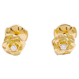 Pendientes, 'Rose Piaget', oro amarillo, diamantes. Otro