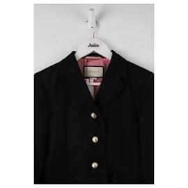 Gucci-Silk blazer-Black