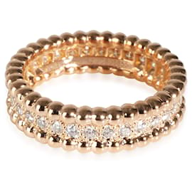 Van Cleef & Arpels Perlee Ring in 18k Rose Gold 0.49 CTW Other