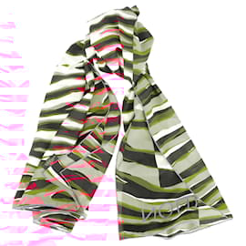 Louis Vuitton-Louis Vuitton Zebra Print Scarf in Multicolor Silk-Multiple colors