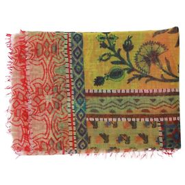 Etro Écharpe imprimée en patchwork multicolore Multicolore