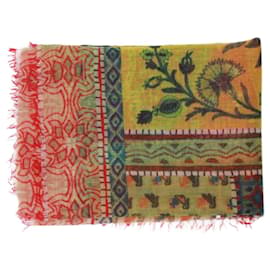Etro Sciarpa stampata in patchwork multicolore Multicolore