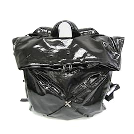 Bottega Veneta-Bottega Veneta Men's Leather and Nylon Backpack-Black