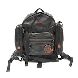 Coach-Coach Men's Leather Backpack-Black