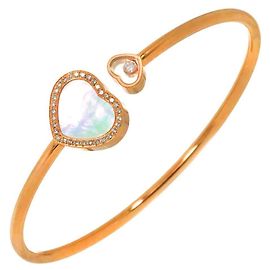 Pulsera de diamante Shell Happy Heart de Chopard Dorado