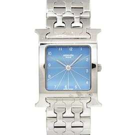 Hermès-Hermes H Watch HH1.510 Men's Blue Quartz-Other