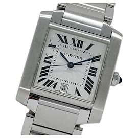Cartier-Cartier Men's Watch Tank Francaise LM Date Automatic-Other