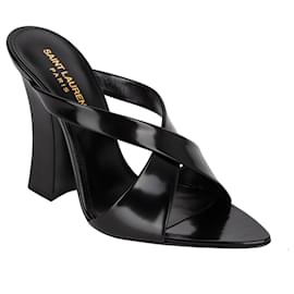 Saint Laurent-Saint Laurent Eva Mules Black-Black