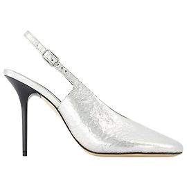 Foil Ufo Heel Pumps - Coperni - Leather - Silver Silvery Metallic
