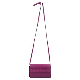 Bolsa de Ombro Chloé com Detalhe Trançado Roxo Roxo