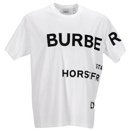 Burberry-Burberry Print T-Shirt-White