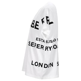 Burberry-Burberry Print T-Shirt-White