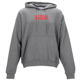 Off White-Off-White Hoodie grey with print-Grey
