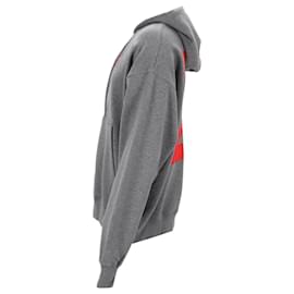 Off White-Off-White Hoodie grey with print-Grey