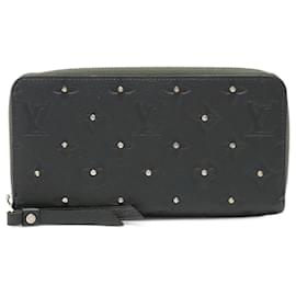 Louis Vuitton-Louis Vuitton Monogram Empreinte Studded Zippy Wallet-Grey