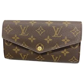 Louis Vuitton-Louis Vuitton Long Wallet Monogram Portefeuille Sarah M60531-Brown