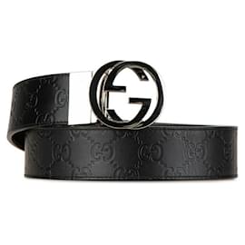Gucci-Fivela entrelaçada Gucci-Preto