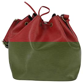 Louis Vuitton-LOUIS VUITTON Epi Petit Noe Shoulder Bag Red M44107 LV Auth bs19972-Red