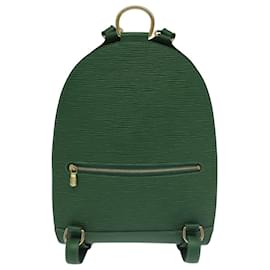 Louis Vuitton-LOUIS VUITTON Epi Mabillon Backpack Green M52234 LV Auth 99760-Green