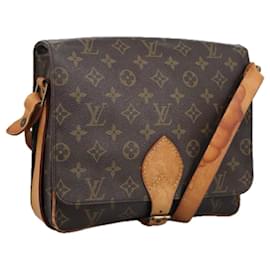 Louis Vuitton-LOUIS VUITTON Monogram Cartouchiere GM Shoulder Bag M51252 LV Auth 98999-Monogram
