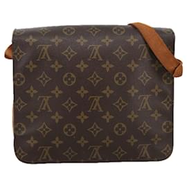 Louis Vuitton-LOUIS VUITTON Monogram Cartouchiere GM Shoulder Bag M51252 LV Auth 98999-Monogram