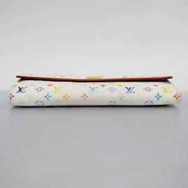 Louis Vuitton-Louis Vuitton Long Wallet Monogram Multicolor-White,Other
