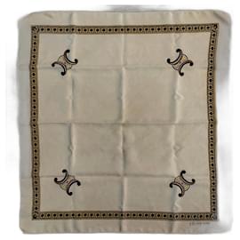 Céline-Silk scarves-Beige