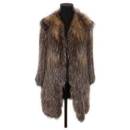 Isabel Marant Fur coat Brown