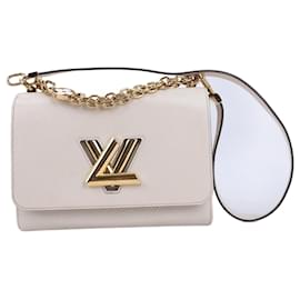 Louis Vuitton-Louis Vuitton Epi Leather Twist MM Shoulder Bag in Beige M59403-Beige